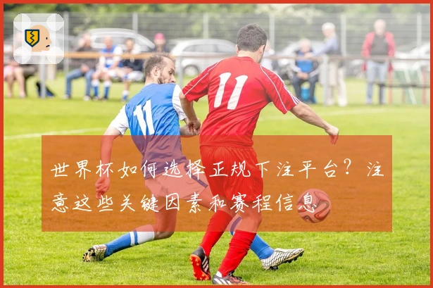 世界杯如何选择正规下注平台？注意这些关键因素和赛程信息